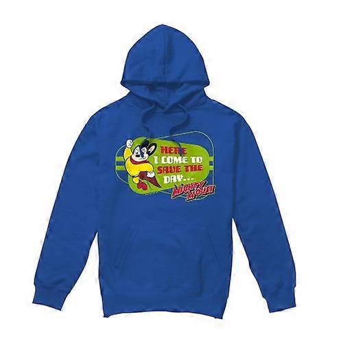 Mighty Mouse Mens Here I Come Hoodie