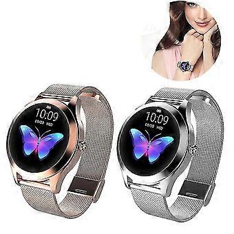 Reloj inteligente de fitness resistente al agua IP68 para mujer con monitor de frecuencia cardíaca, podómetro de seguimiento de actividad para correr, nadar