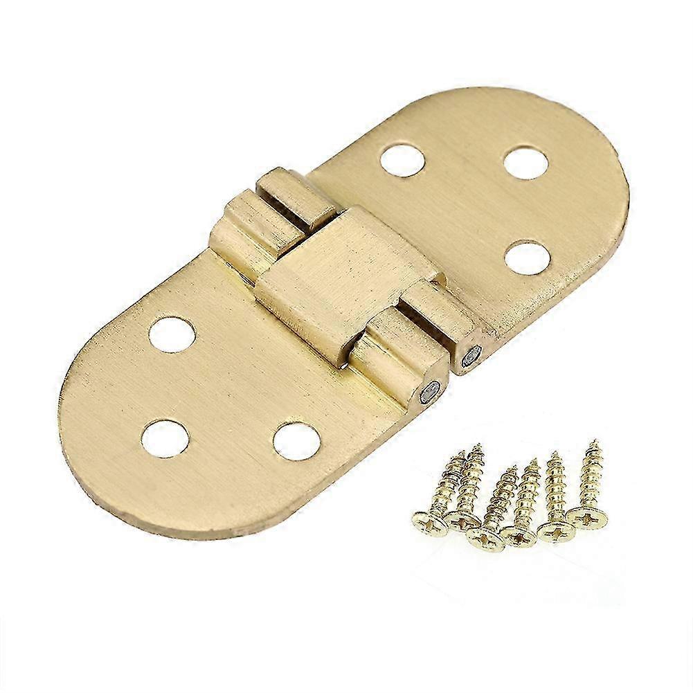 2PCS 180° Copper Hinges for Folding Sewing Machine Table 2.5mm