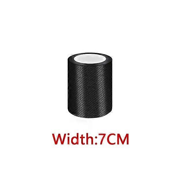 1m/3m/5m Car 3D Carbon Fiber Stickers Door Sill Anti-stepping Protector Trunk Bumper Side Mirror Anti Scratch Tape Auto Decals