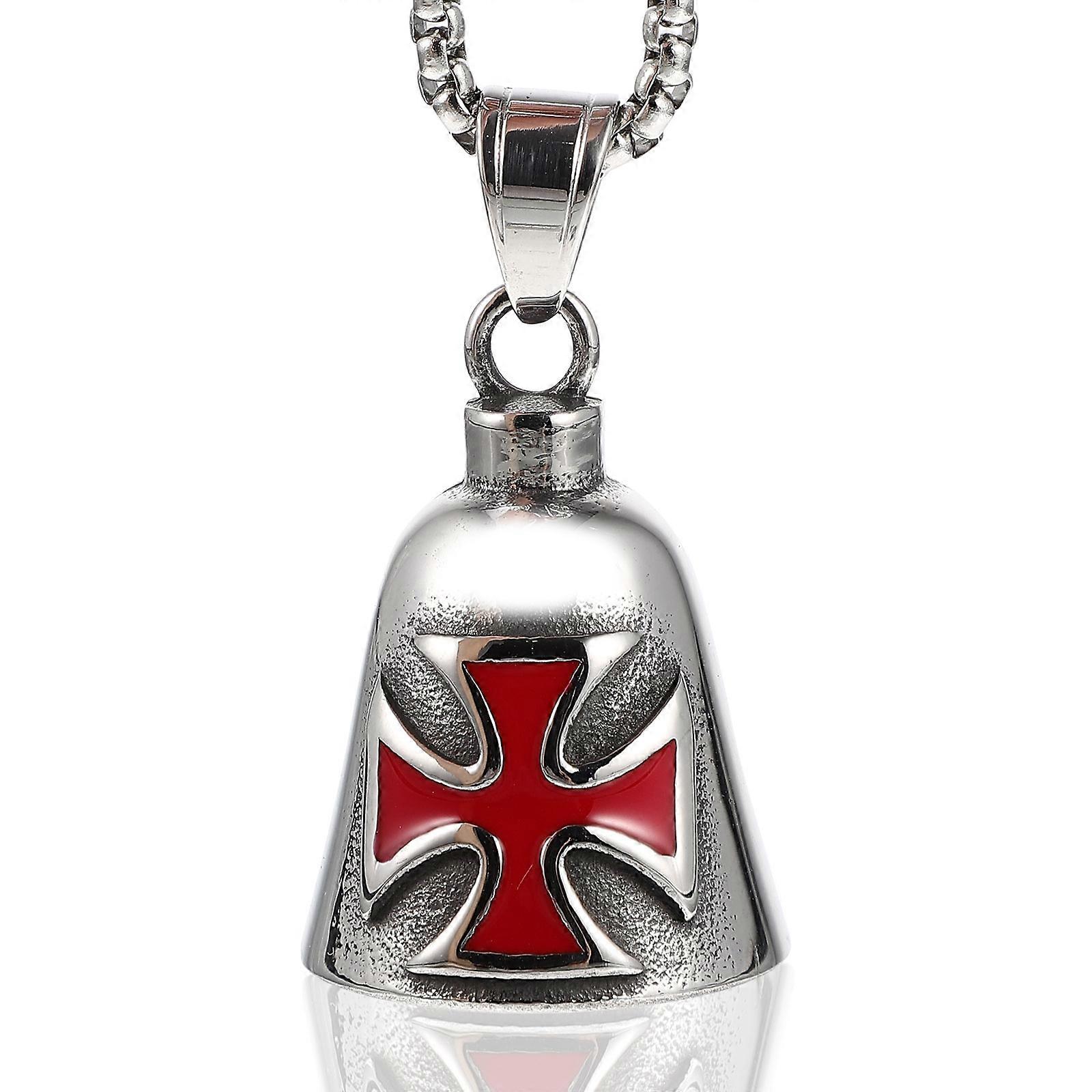Vintage Gothic Bell Charm Retro Style DIY Key Chain Accessory for Crafting & Jewelry Making Durable Titanium Steel with Unique Design
