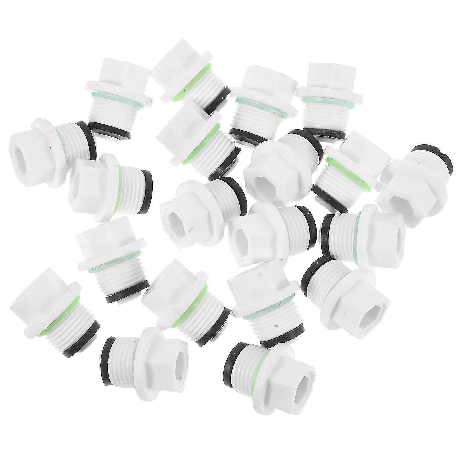 Plastic Hole Plug Water Leak Prevention Sleek Shape For General Users PP Material 20Pcs