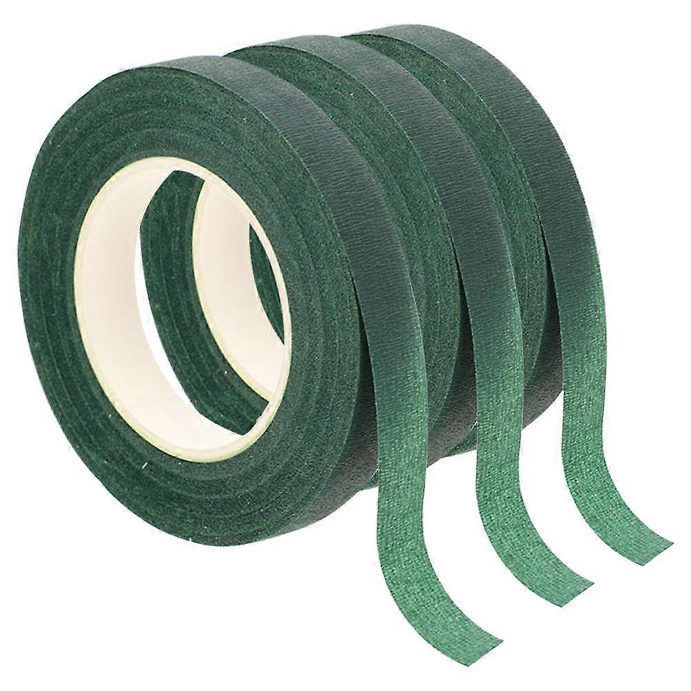 Tape For Flower Arrangements Green Floral Tape For Weddings And Birthdays 3Pack