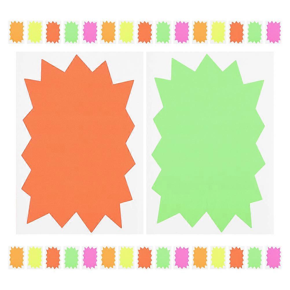 Adhesive Price Tag Price Tags For Retail Office Tasks Supermarkets 4.7X3.0X0.0In Reminder Notes 100Pcs
