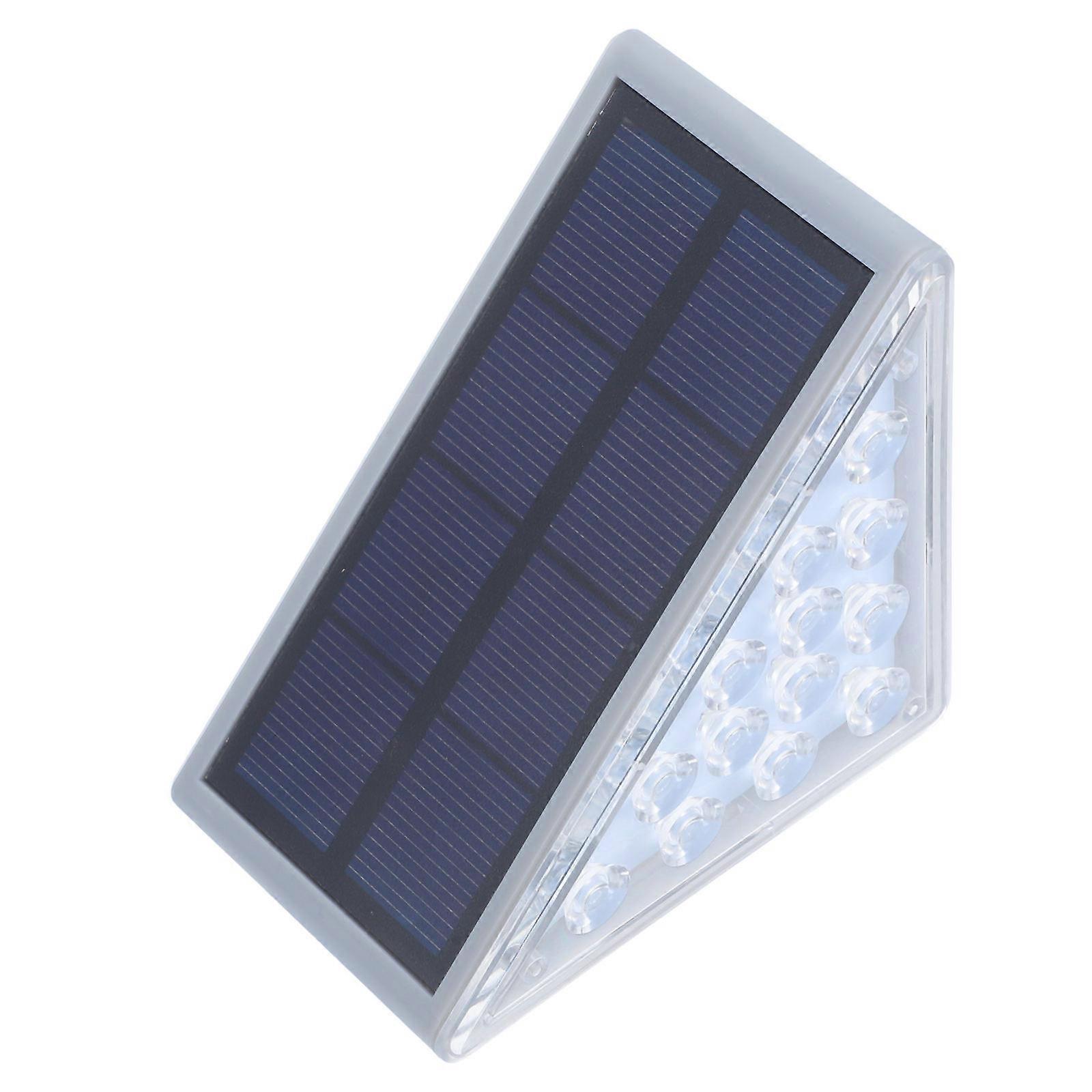 Outdoor Deck Light Solar Powered Triangle Shape For Stair Light 1Pcs