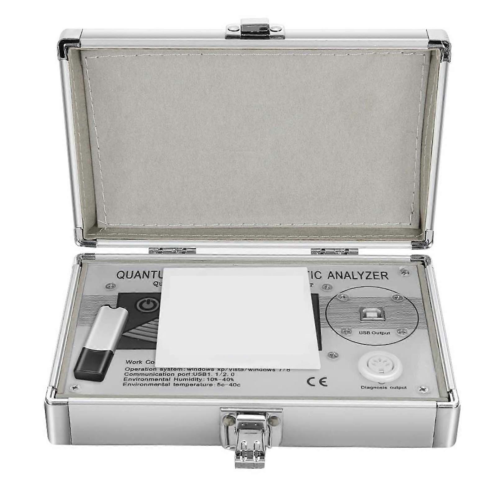 Quantum Magnetic Resonance Analyzer for Human Body Health Diagnostic Device with USB Cable