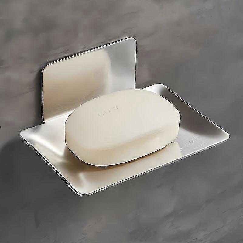 حامل صابون من الألومنيوم للحمام والمطبخ ، تصميم أنيق من قطعة واحدة يضمن السلامة والمتانة مع الحفاظ على الصابون جافا ونظيفا الإصدار 06