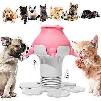 Puppy Feeder For Multiple Puppies, Puppy Milk Feeder Bowl With 5 Teats & Adjustable Height For Nursing Puppies Nipple Bottles
