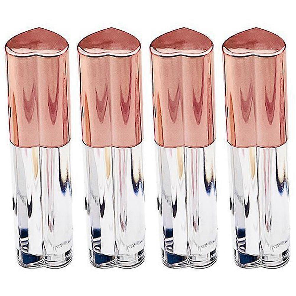 Lip Gloss Tubes Plastic Lip Gloss Containers for Storage Use 4Pcs
