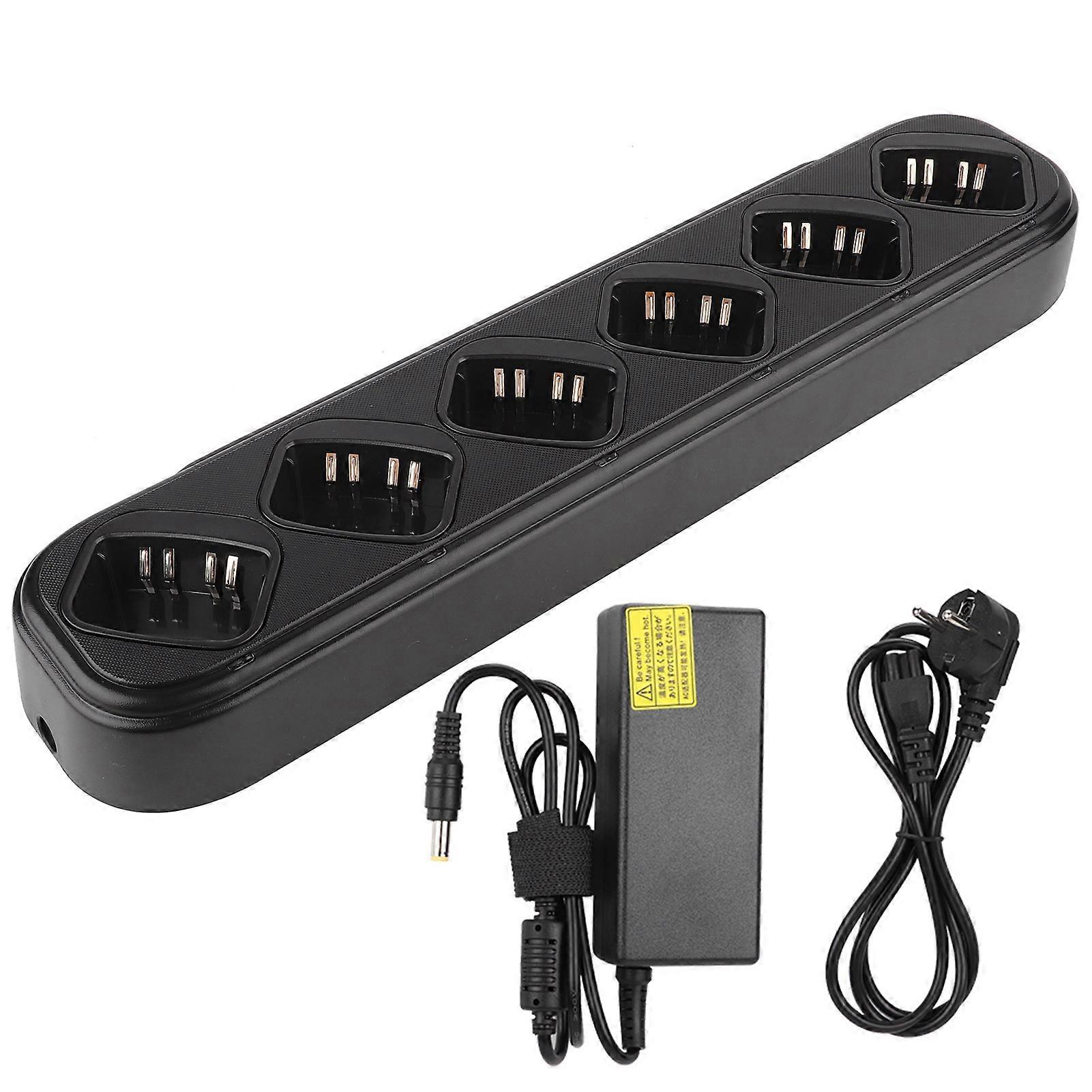 Chargeur et adaptateur secteur pour talkie-walkie Six Way pour Motorola GP320 GP328/338 GP340 GP360