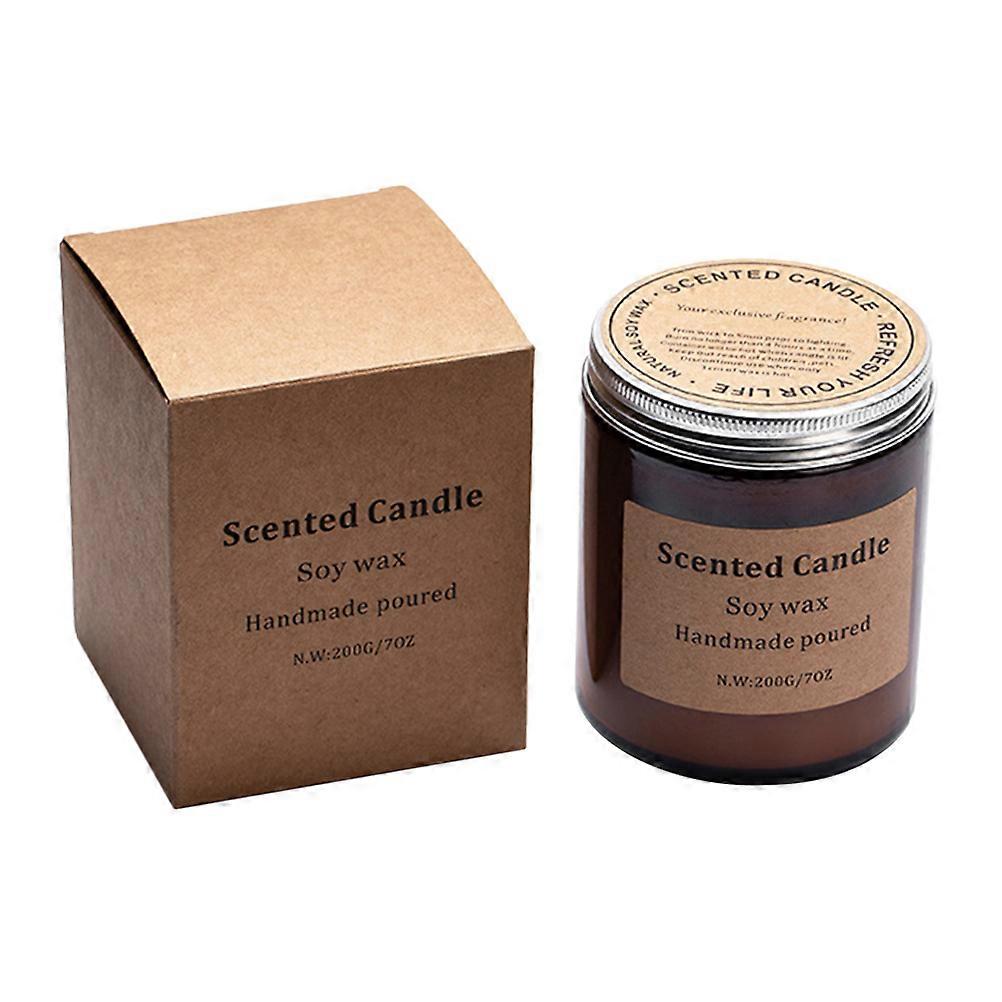 Soy Scented Candles Scented Candle Aromatherapy Housewarming present Soy Wax 9X7.3X7.3CM 1Pack