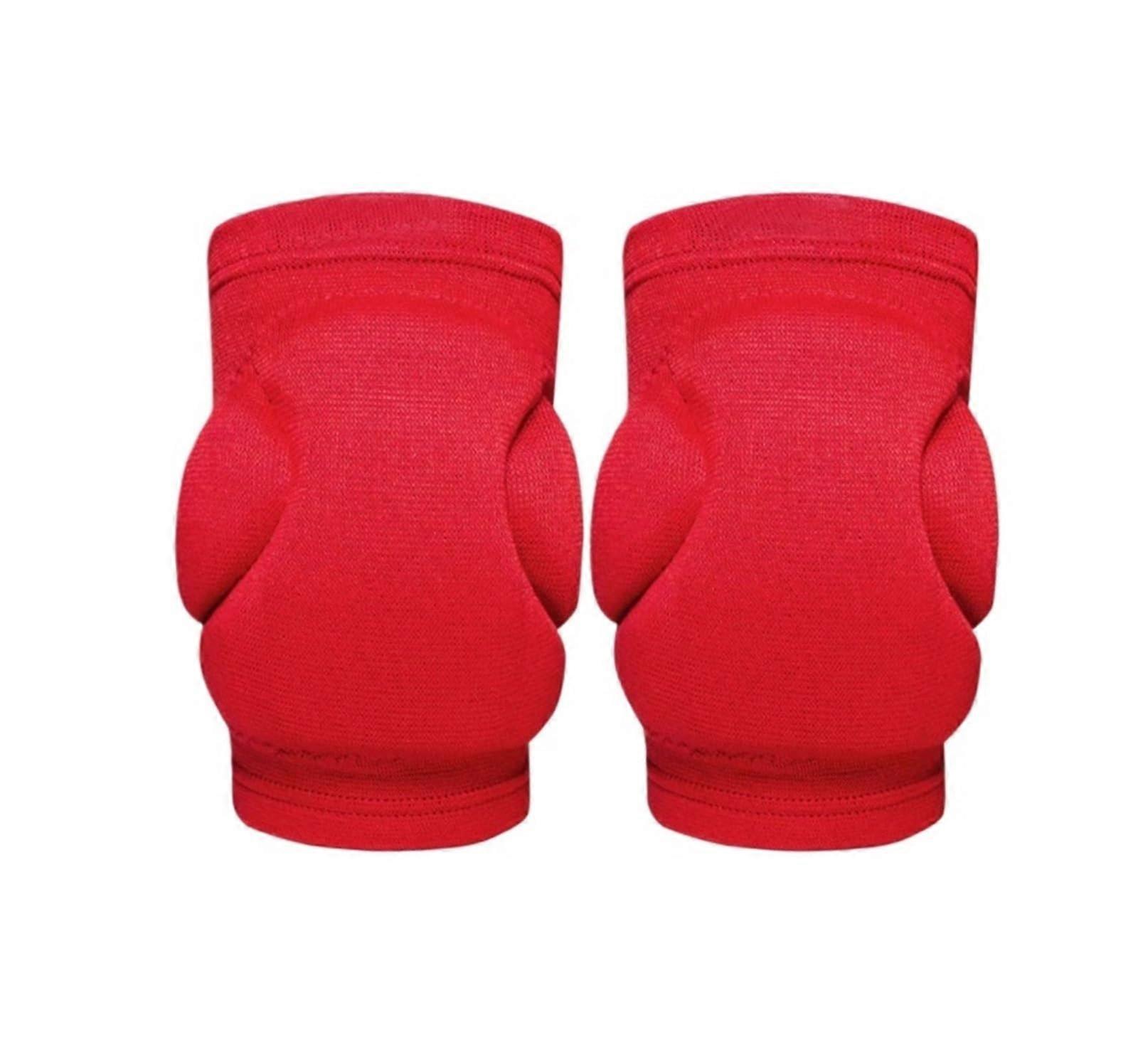 Knee Pads for Sports, Elastic Work Knee Protectors, Dance Knee Protectors, Suitable for Yoga, Running and Cycling Knee Support Knee Brace (Red, L) Red