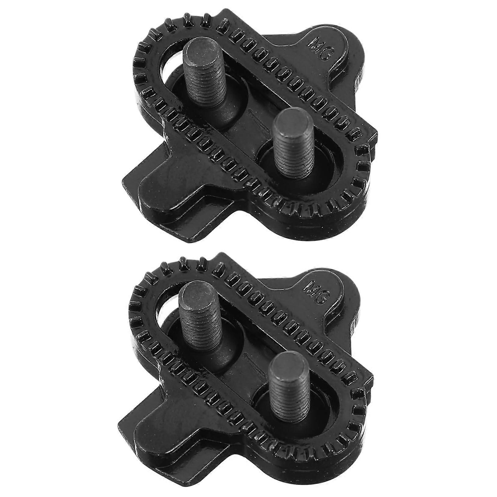 Bicycle Cleats 1 Pair Universal Fit Heavy Duty Alloy Steel For Road Bikes And Mountain Bikes