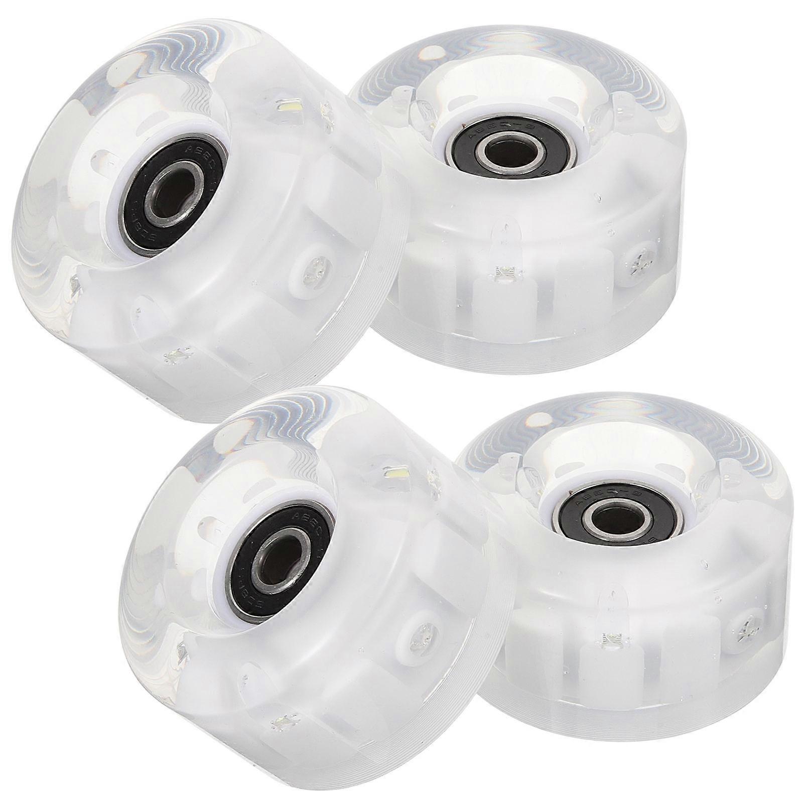 Grip Roller Skates Wheels Skates Accessories Beginners Asphalt Roads 5 50X5 50X3 00CM Pu Material 1Set