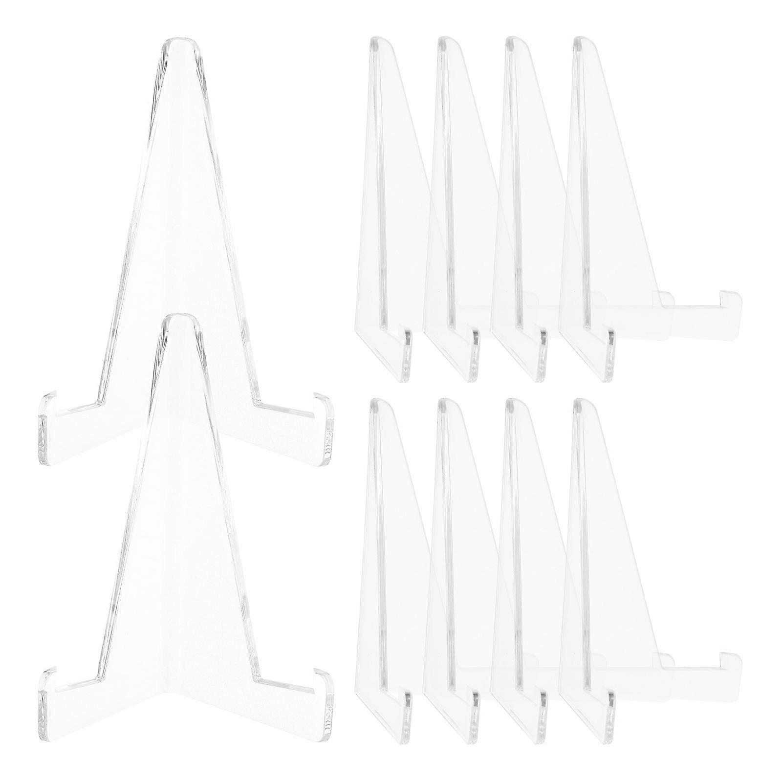 25pcs Mini Acrylic Easel Stands, Transparent Display Holders for Photos, Cards, Coins, Medals – Ideal for Weddings, Art Classes, and Business