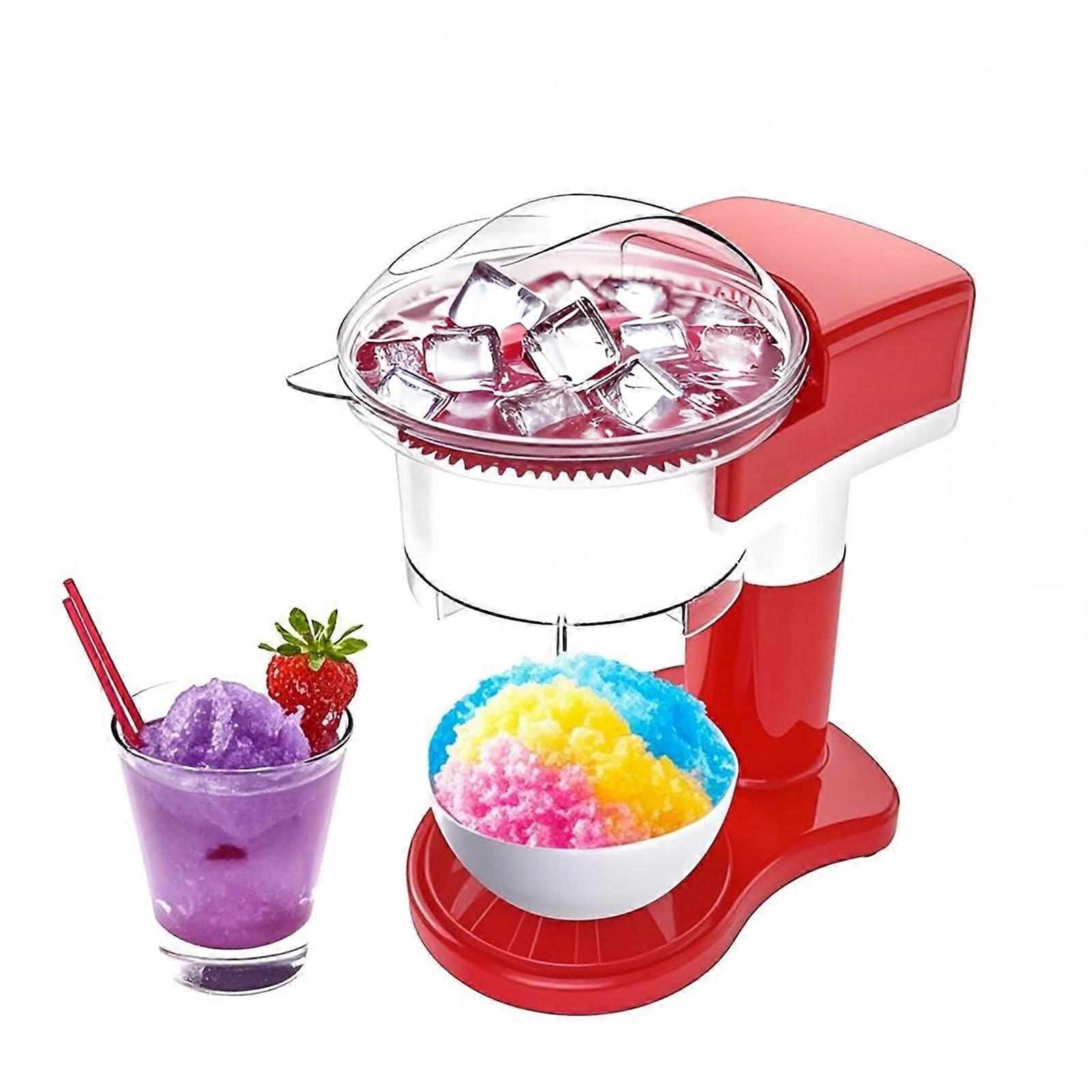 Slush Maker Ice Shaver, Ice Cream and Granita Maker, 50 W, 500 ml, Ice Crusher with Removable Basket, Slush Ice Machine, for Home Use