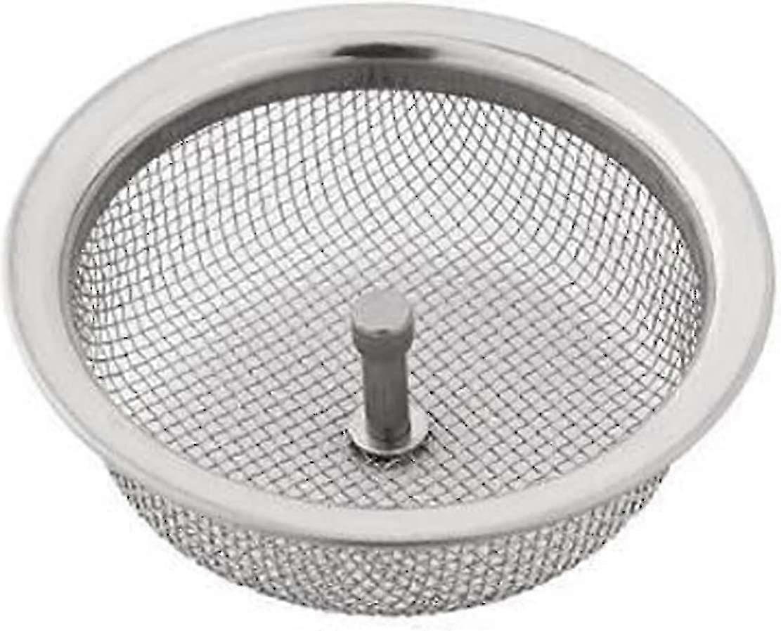 Stainless Steel Sink Strainer Rust-proof Anti-clog Kitchen Drain Filter Fits Standard Sinks