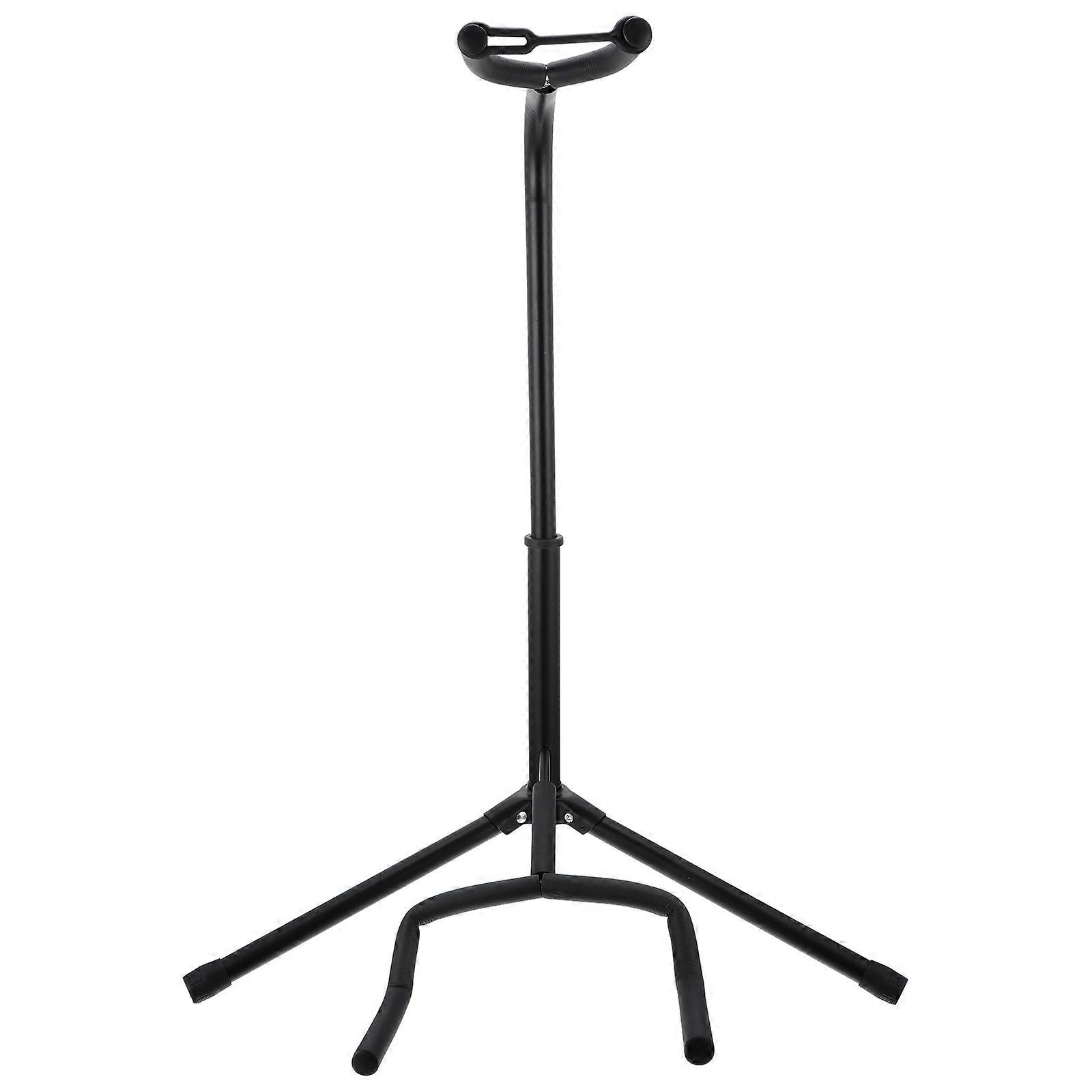 Vertical Guitar Stand for Storage Use Black Steel 1 Pc 6.3 Inches