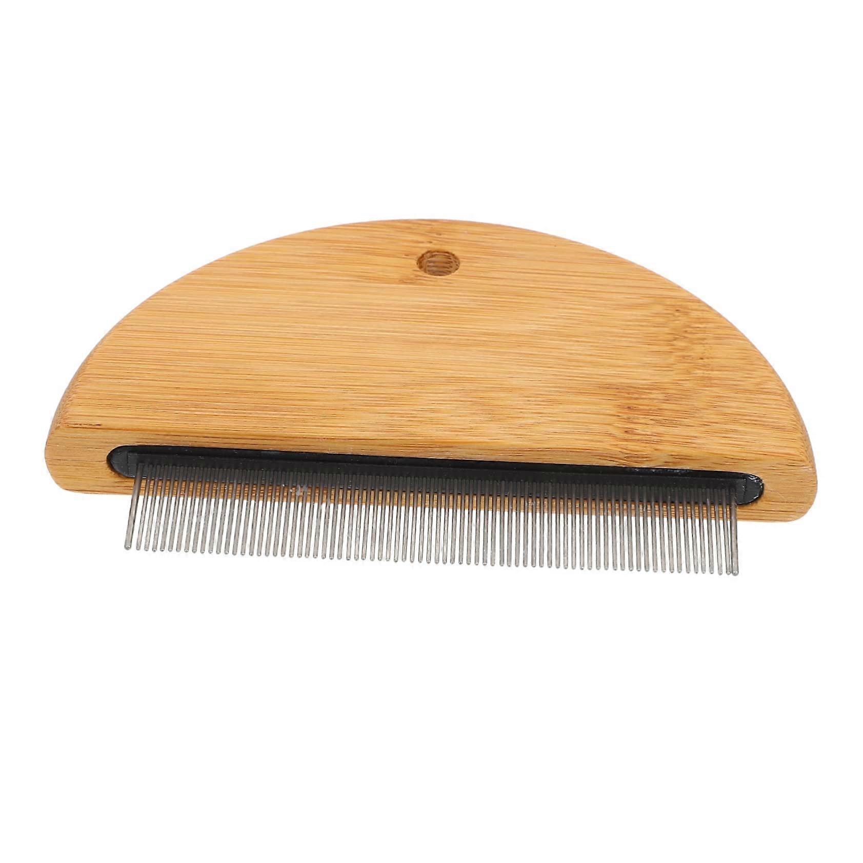 1 piece pet and detangling comb for cats, effective tool for removing fleas, dirt, and mats, for faux fur care.