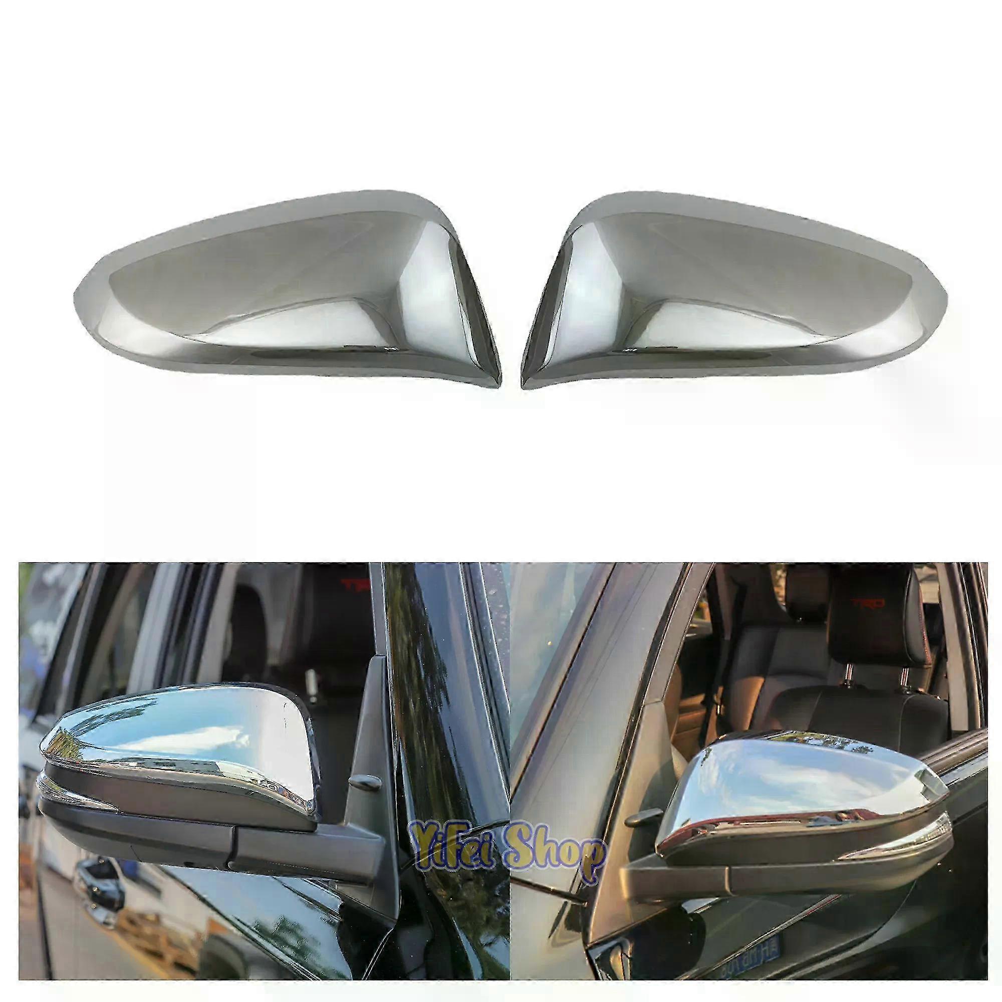 Chrome Plated Door Mirror Cover Trim for Compatible Models 2015 - 2020