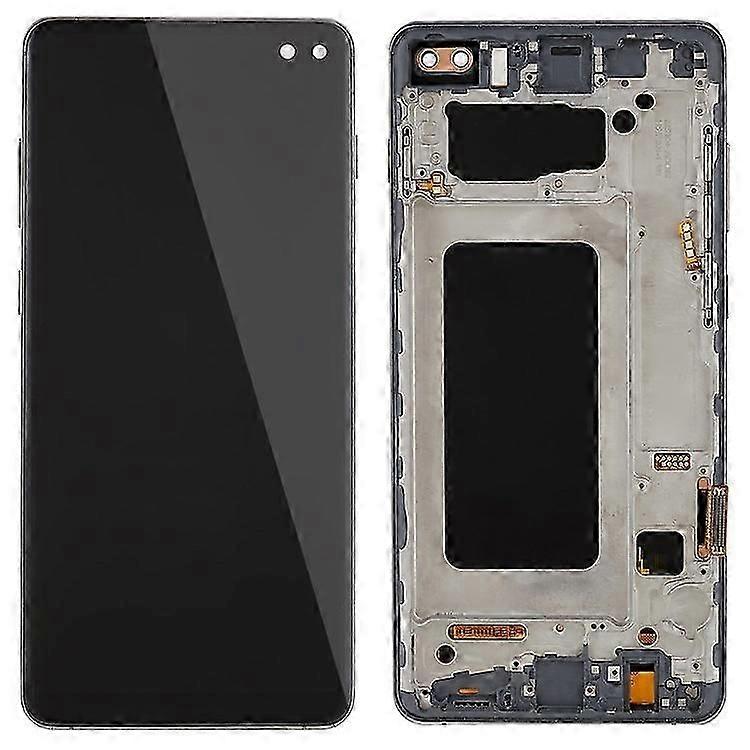 Grade C LCD Screen and Digitizer Assembly with Frame for Samsung Galaxy S10 Plus G975 TFT Technology Replacement Part