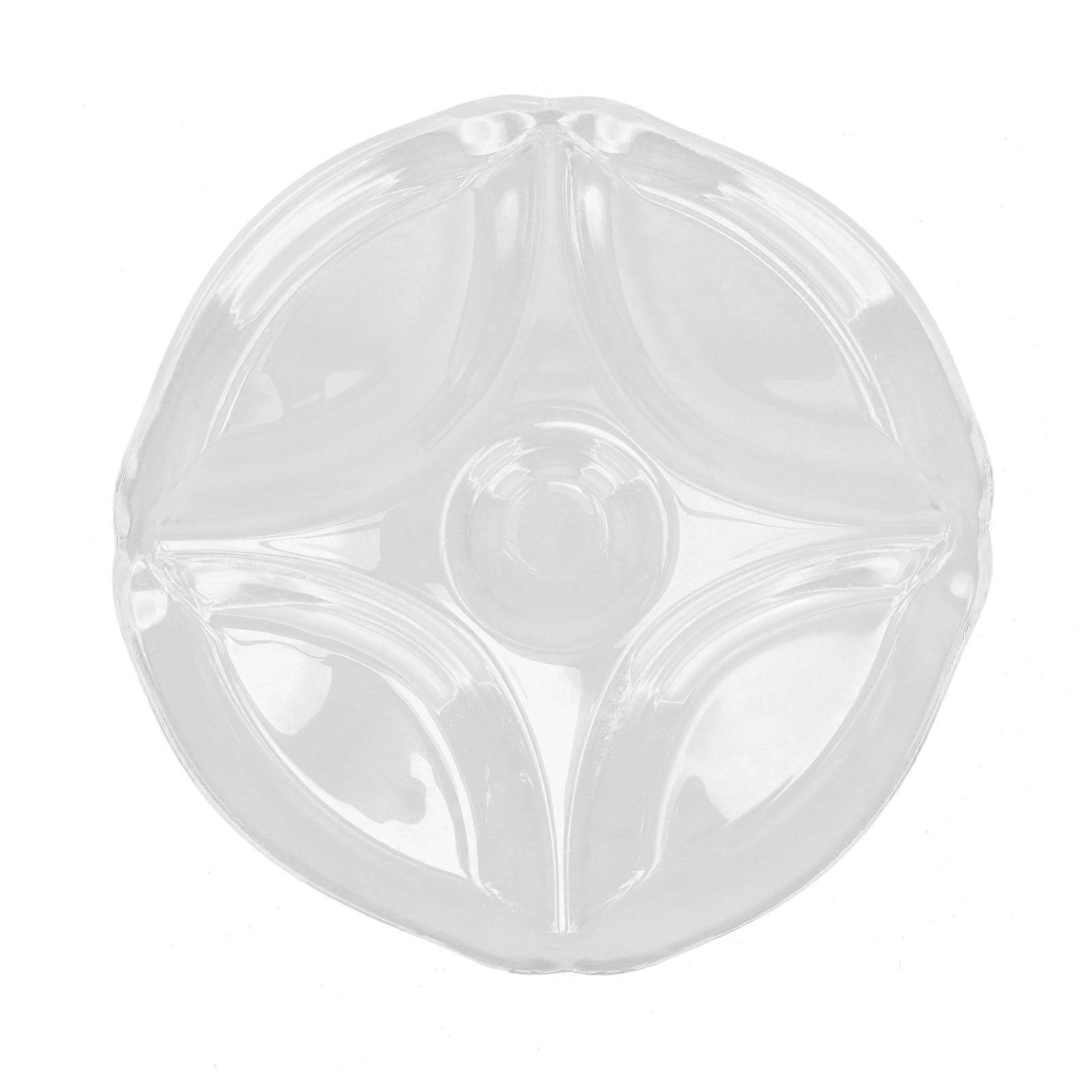 Snack Trays For Party Nordic Style Food Tray Transparent Color 30x30cm Square Shape Odor Prevention 1Set