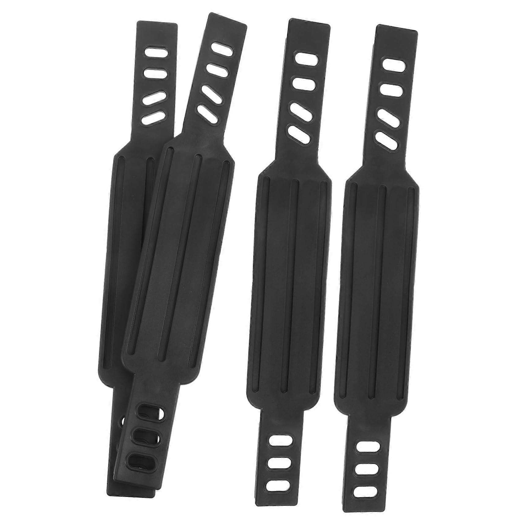 2 Pairs Adjustable Pedal Straps for Exercise Bikes
Comfortable Footrests for Stationary Bicycles
Adjustable Buckle to Fit Shoe Sizes