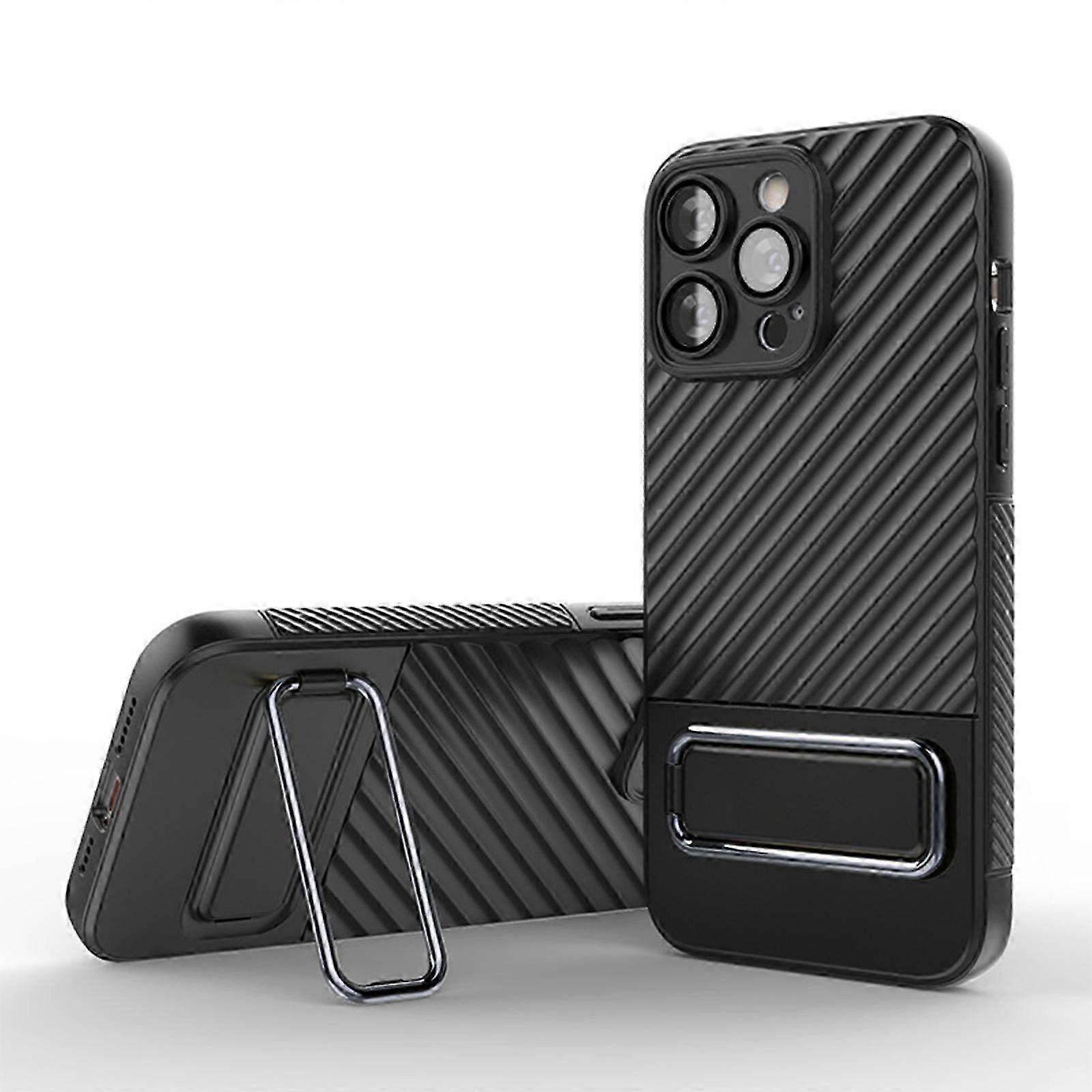 for iPhone 15 Pro Max/ 15 Ultra Case with Invisible Stand, Shockproof Phone Cover for iPhone 15 Pro Max/ 15 Ultra