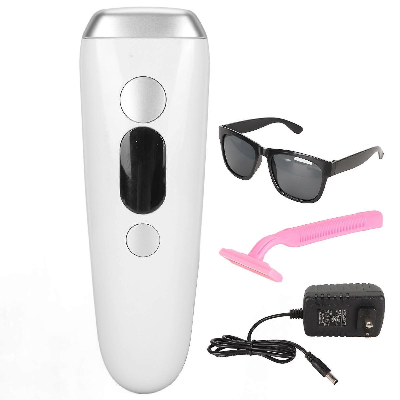 Compact Home Hair Removal Device with LCD Screen & Gentle Design, 100-240V US Plug
