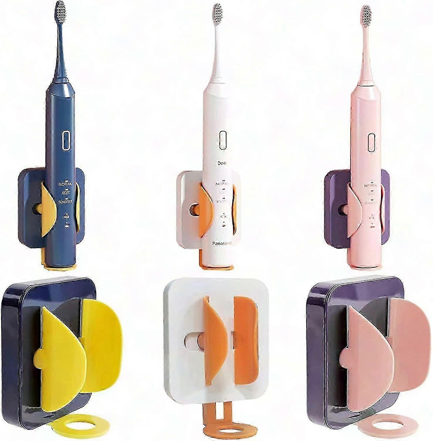 Wall Mount Toothbrush Holder with Gravity Induction