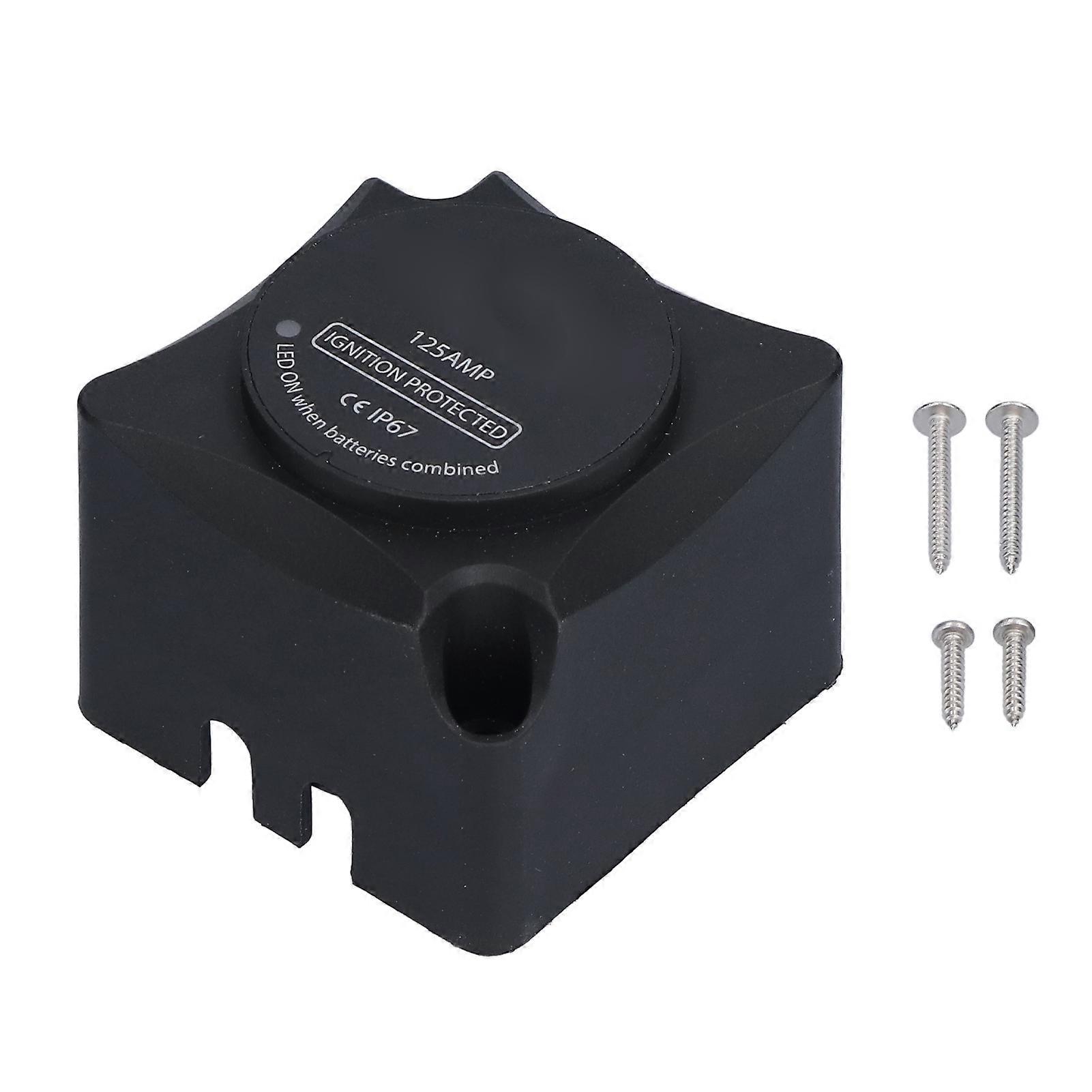 Voltage Sensitive Relay Automatic Charging VSR Dual Smart Battery Isolator with Screws 12V 125A