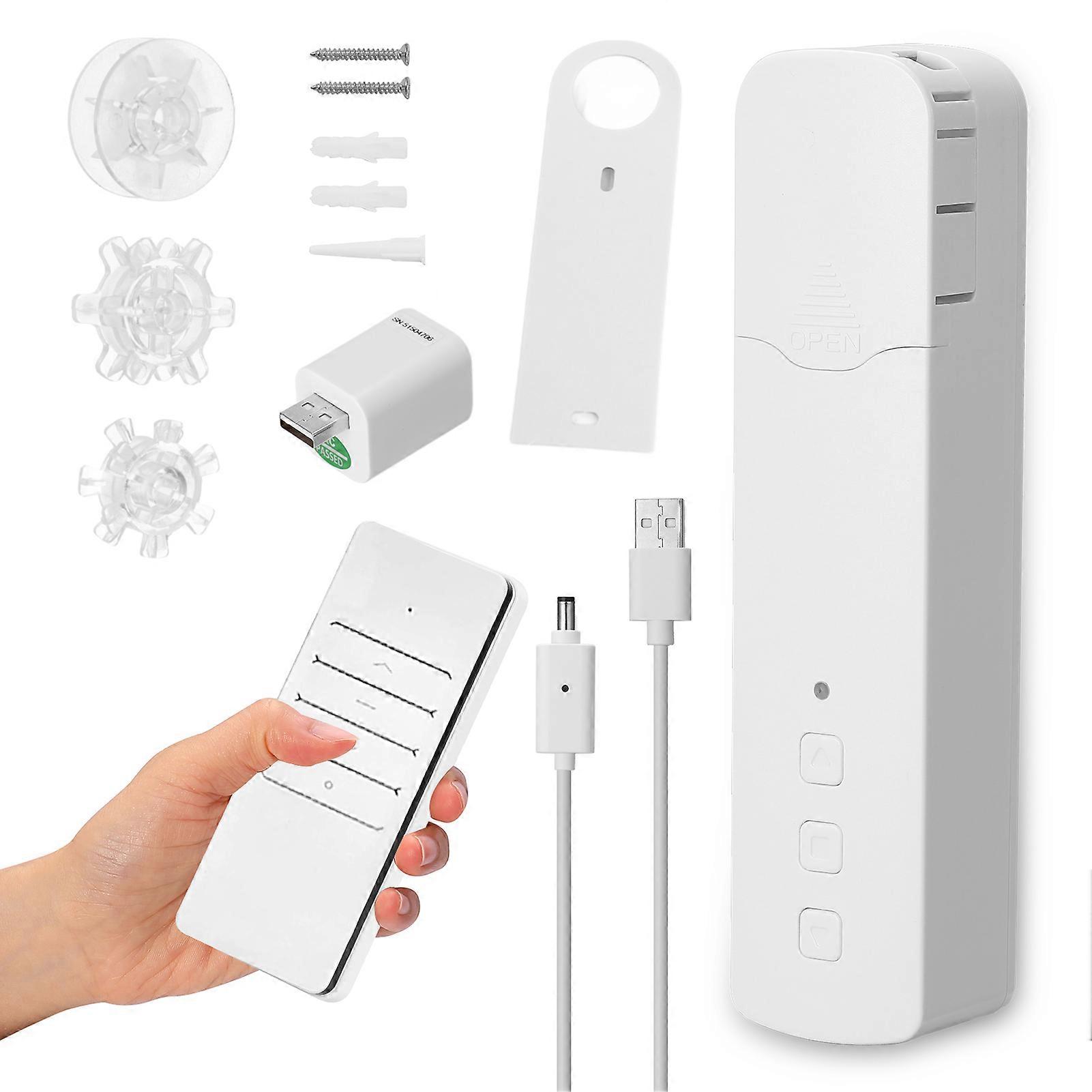 Bead Chain Roller Timing APP Voice Control Silent Motorized Curtain Motor with WiFi Receiver for Tuya