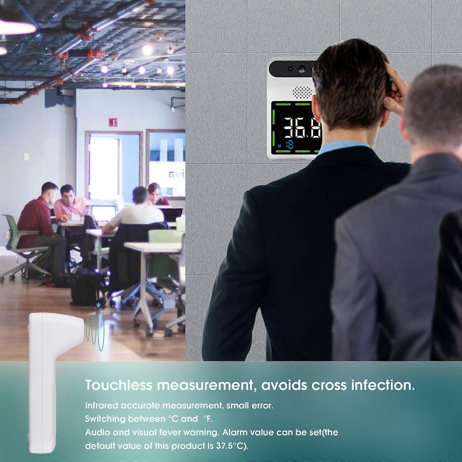 IR 2 Power Ways 3 Fixations °C/°F Body/Object Mode Temperature Voice Aalrm Touchless Infrared Thermometer