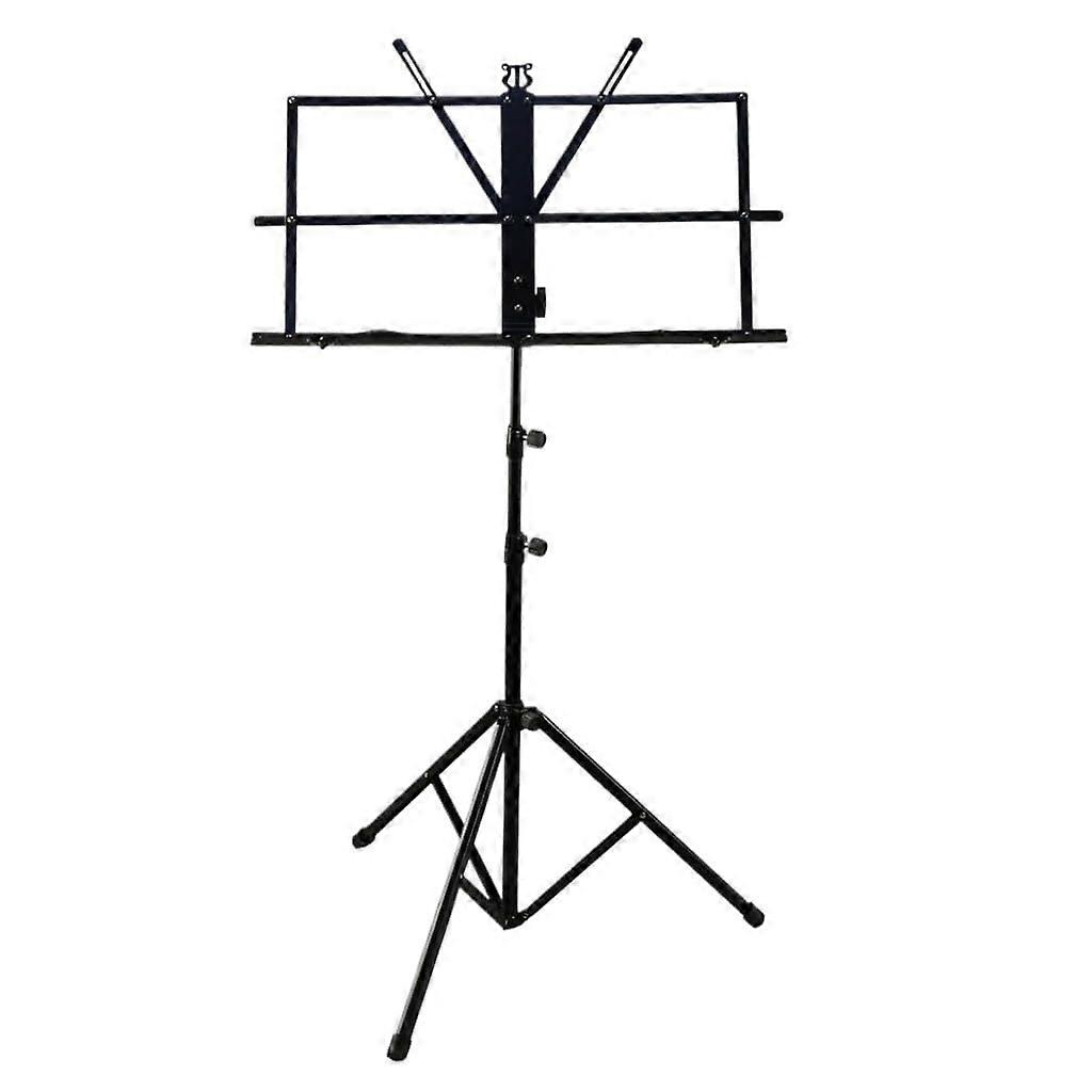 Universal Music Stand for Guitar and Violine Small Music Stand Guzheng Violin Erhu Music Stand Sheet Music Stand A Black