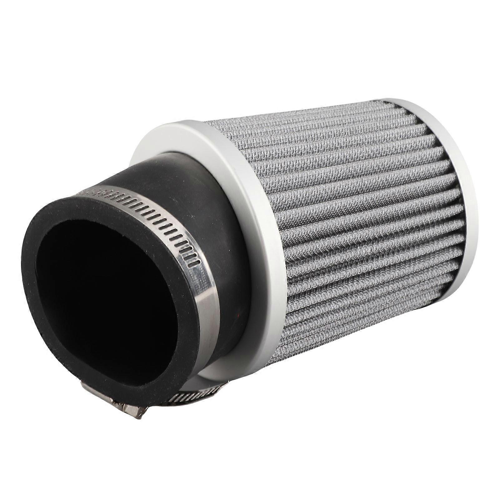 62mm 空气过滤器铝合金空气滤清器适用于 CT200U BT200X CT100U MB165 迷你自行车卡丁车银色