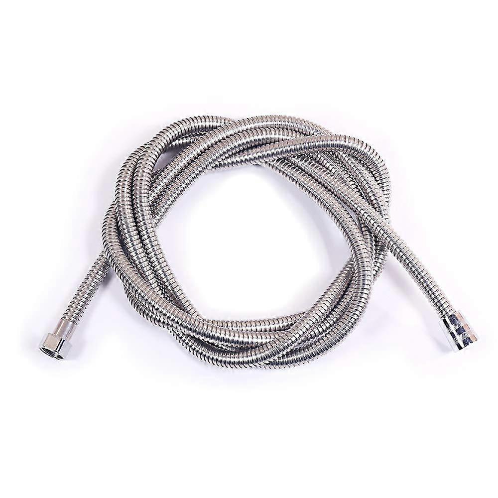 Stainless Steel Hose, 1.2 m 1.5 m 2 m Shower Hose, Silver (150cm)