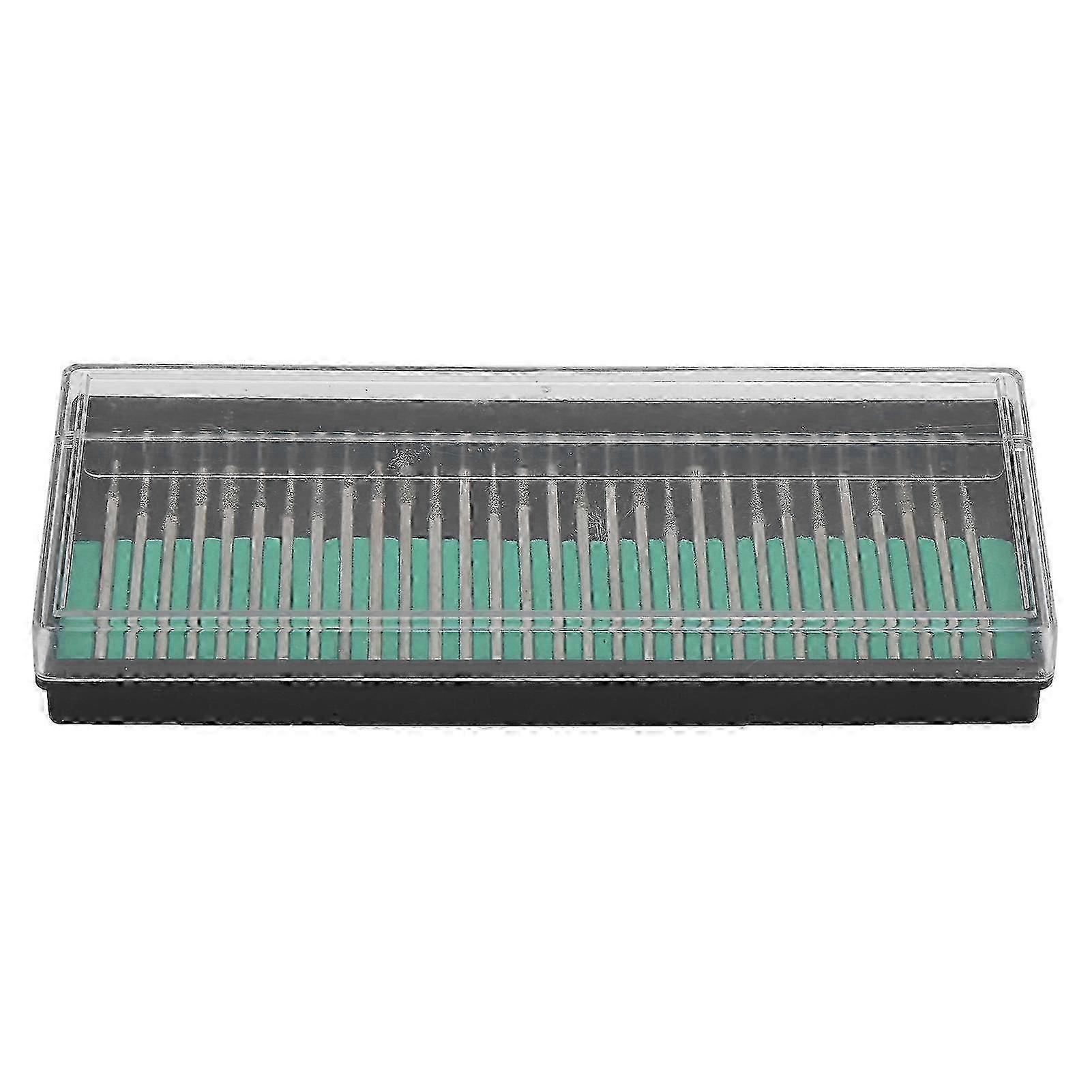 2025 30Pcs Carborundum Drill Bit Electroplated Grinding Head Needle Rod Mixing Set Polishing Tools3.0mm