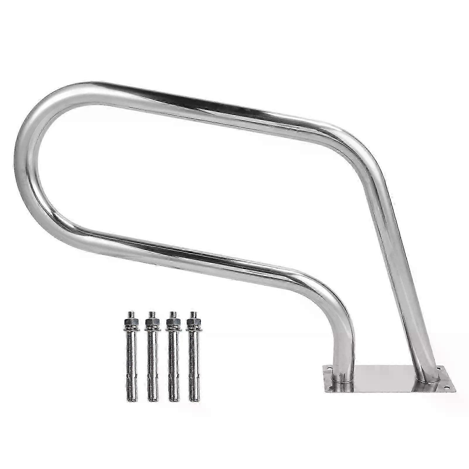 Thickened 304 Stainless Steel Pool Handrail for Private Swimming Pools - Safety Stair Rail for Pool Steps and Ladders