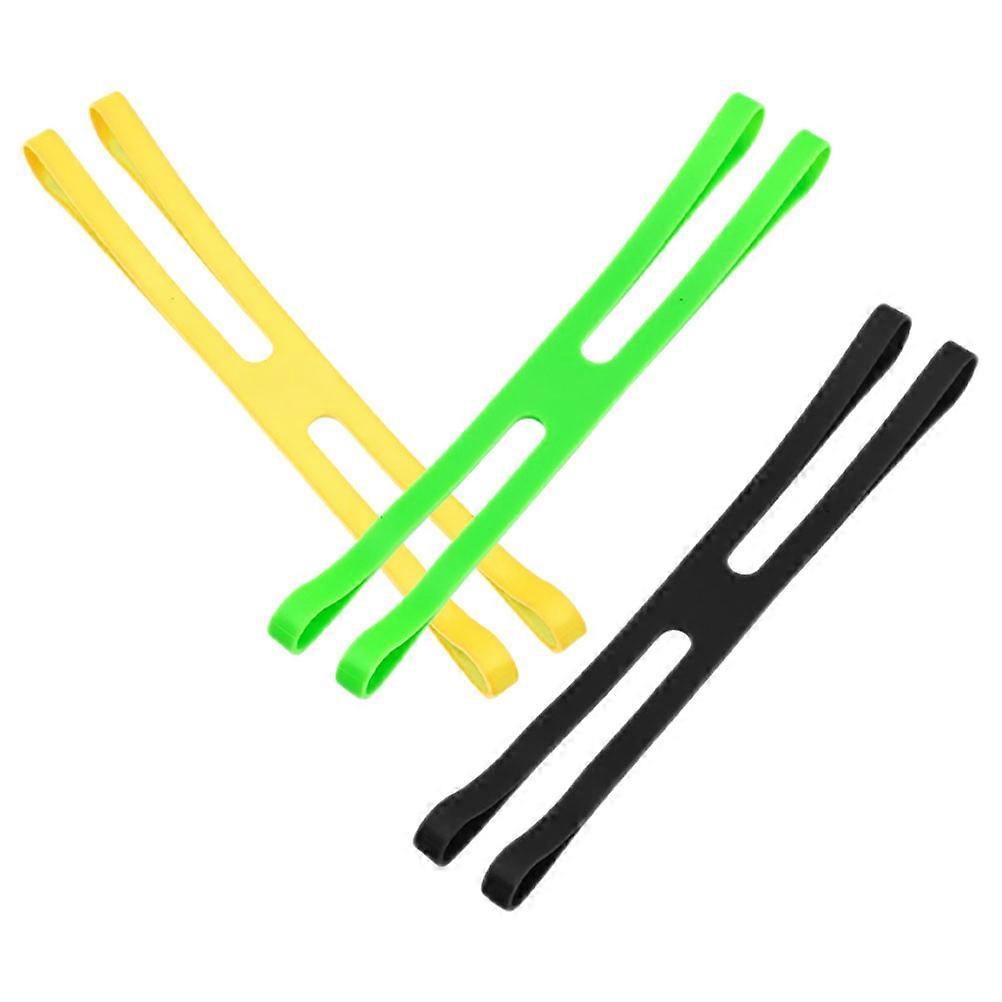 H Shape Silicone Bands for Utensils, Elastic Binding Straps for Lunch Boxes, Flexible Fastening Ties for Camping, Office, School – Soft & Design