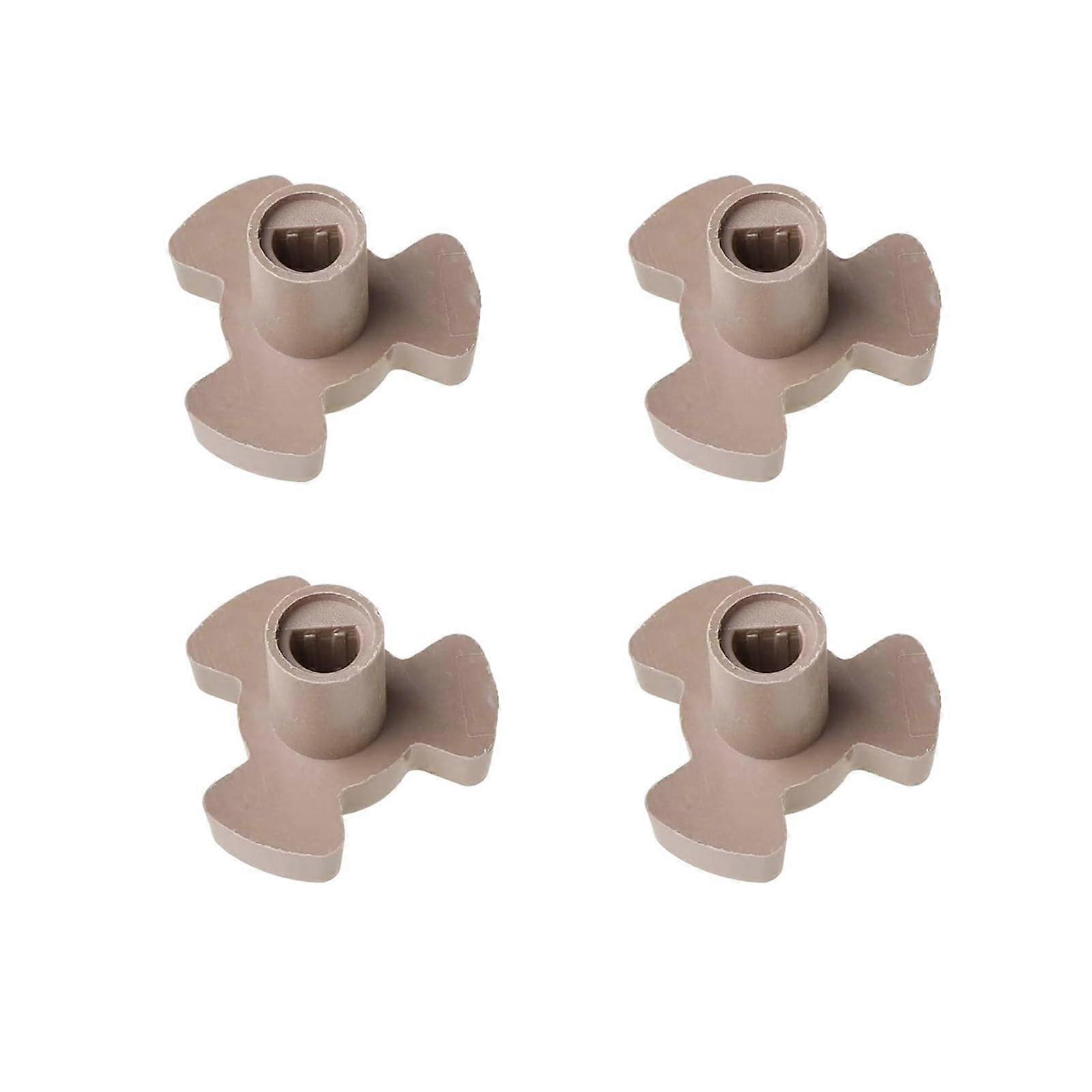 Set of 4 Microwave Turntable Coupler, Coupler for Turntable, Microwave Oven Turntable Coupler, Replacement Drive Part, for Microwave Stand Containers