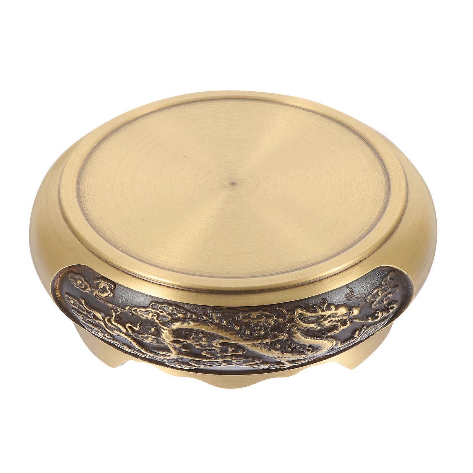 Charcoal Odor Absorber Copper Incense Burner Base Elegant Colors Bedroom 1Set