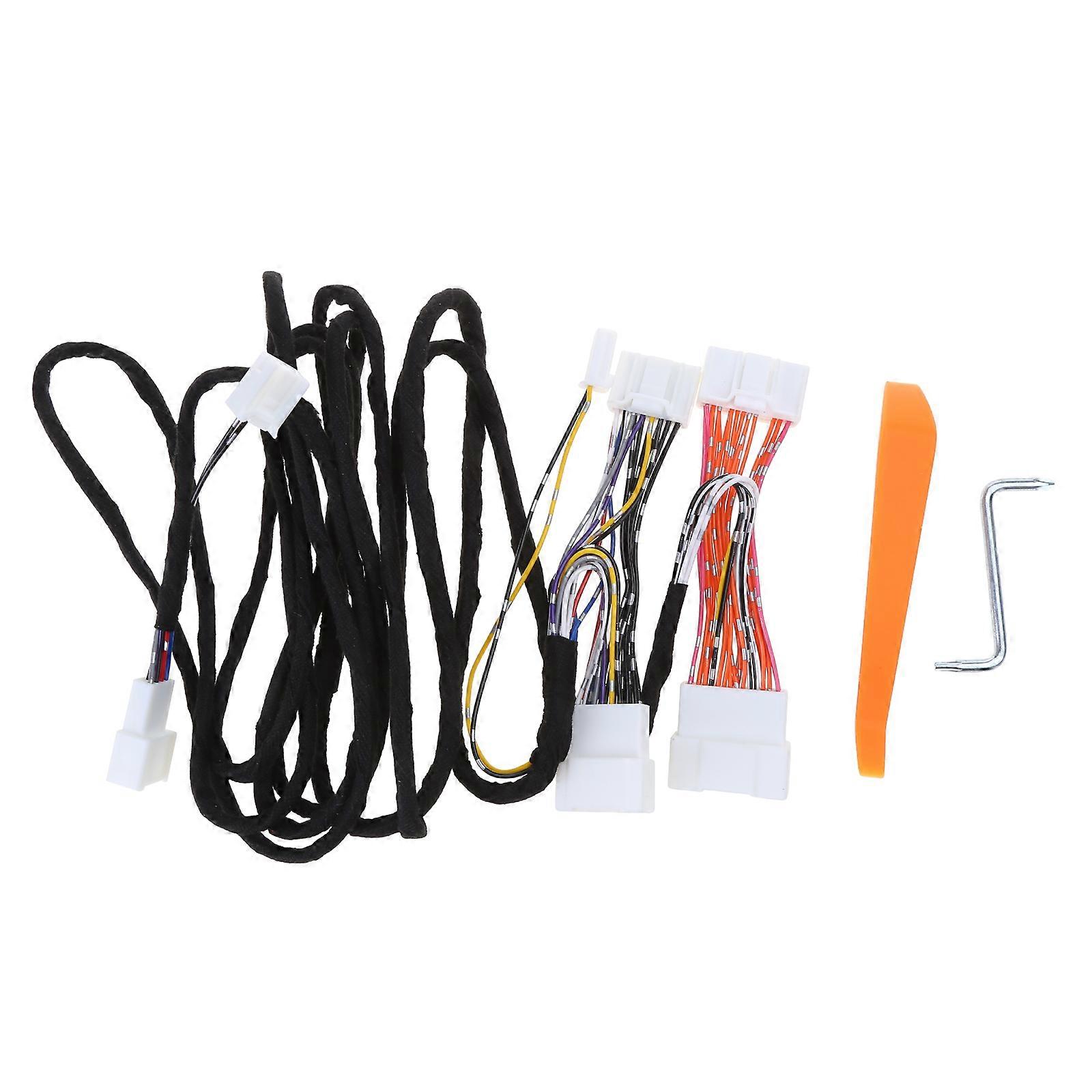Inactive Speaker Activation Wire Harness Lossless Sound Audios Upgrade Kit Suitable for Car 3/Y Auto Car Entertainment Multicolor