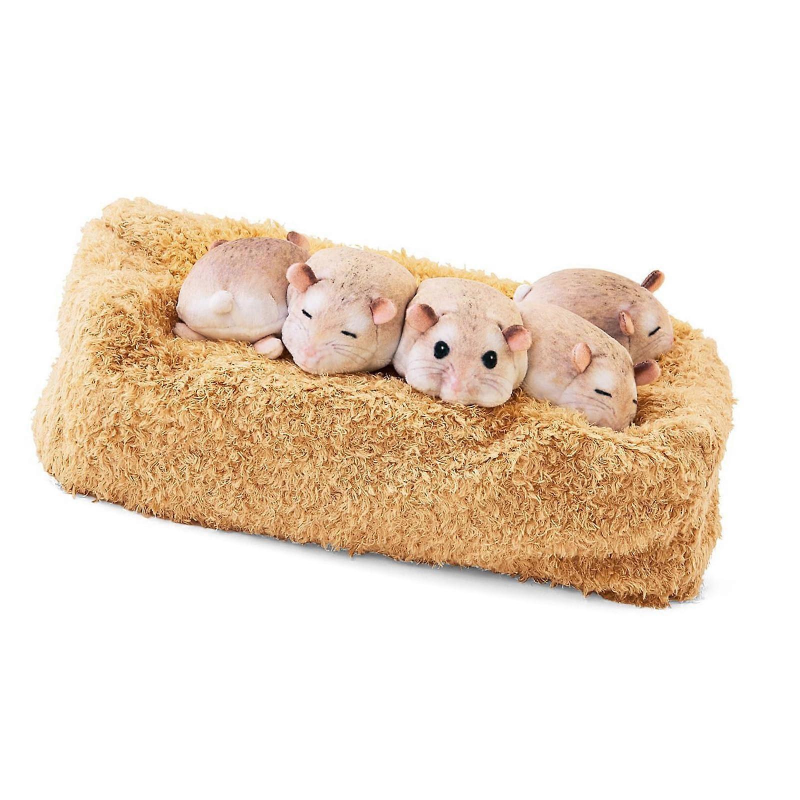 Elegante Hamster Plush Tissue Box Cover, Stylish Paper Dispenser for Car, Home, Office, Decorative Accessory
