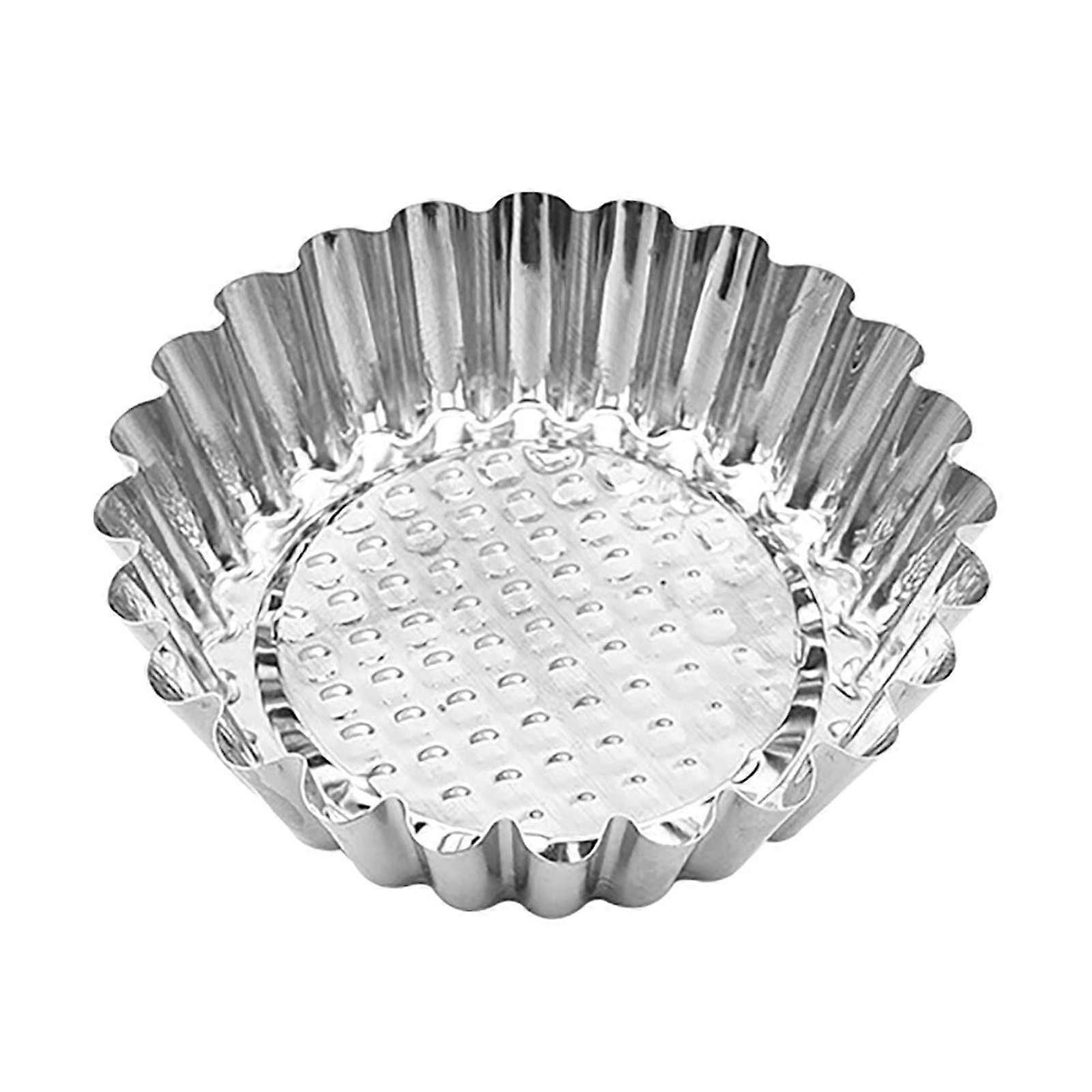 Reusable Stainless Steel Cake Pan Nonstick Cupcake And Pudding Mold Pastry Tool Bakeware