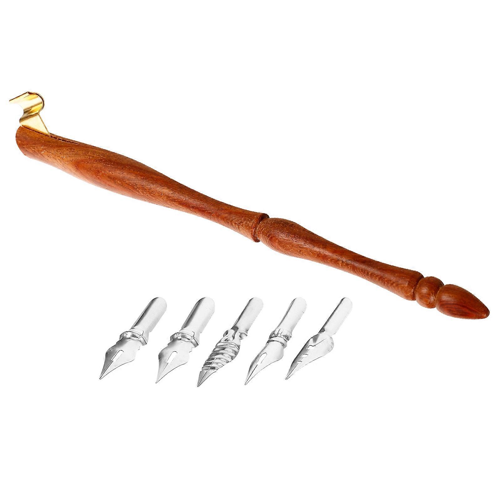 Dip Pen Calligraphy Drawing Signature Creation Assorted Color Writing Tool 1Set