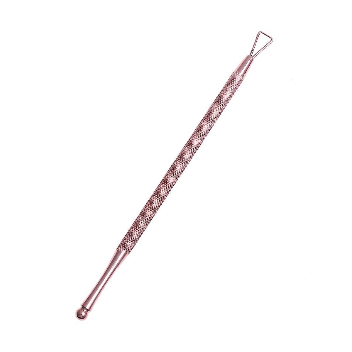Golden Stainless Steel Nail Art Tool for Manicure and Pedicure with Comfort Grip and Mini Size