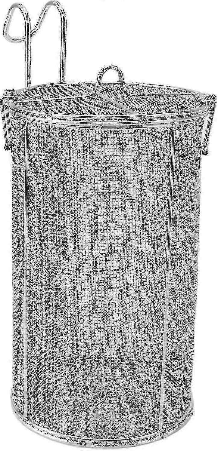 Seasoning strainer with telescopic handle for professional use