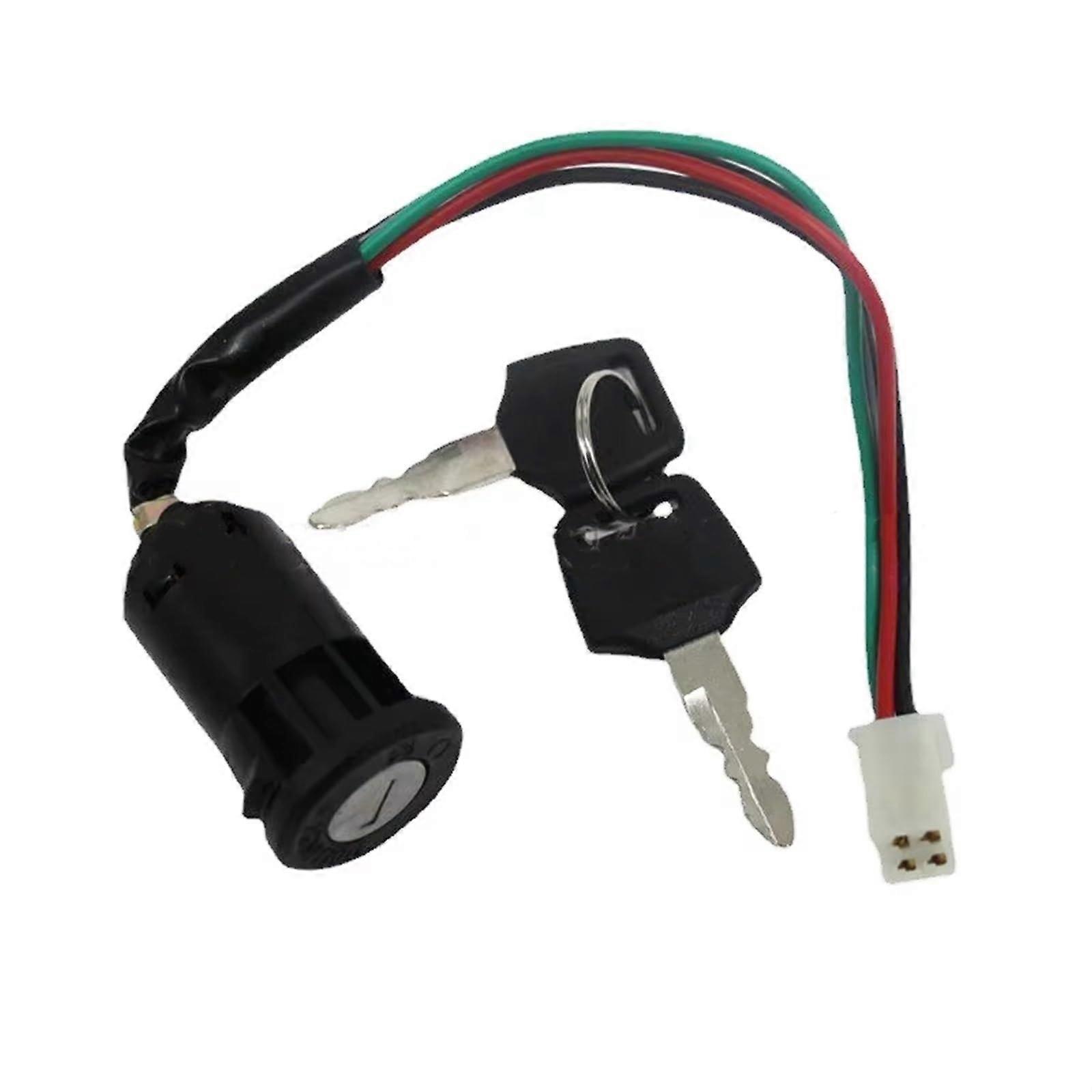 Ignition Coil For Suzuki 50-250cc Motorcycle ATV With Wiring, Ignition Key, Start Switch, Ignition Lock
