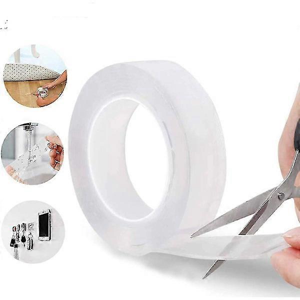 Seamless Seamless Tape Reusable Multifunctional Nano Tape (Clear - 5 m/16.5 ft)