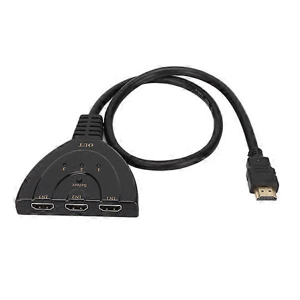 3x1 switch splitter, high resolution HD 4K 1080P HD multimedia interface switcher for PS3 cable box.